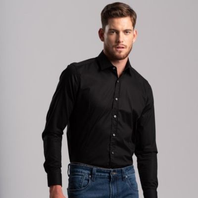 Camicia hot sale nera ragazzo